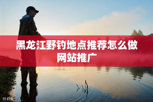 黑龙江野钓地点推荐怎么做网站推广