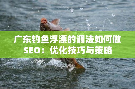 广东钓鱼浮漂的调法如何做SEO：优化技巧与策略
