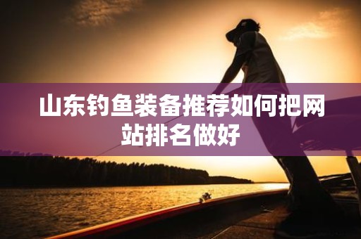 山东钓鱼装备推荐如何把网站排名做好