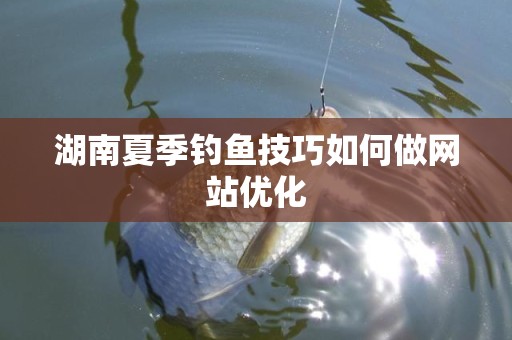 湖南夏季钓鱼技巧如何做网站优化