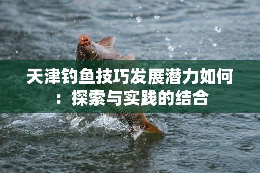 天津钓鱼技巧发展潜力如何：探索与实践的结合