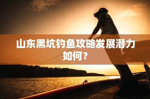 山东黑坑钓鱼攻略发展潜力如何？