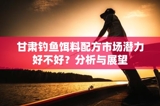 甘肃钓鱼饵料配方市场潜力好不好？分析与展望