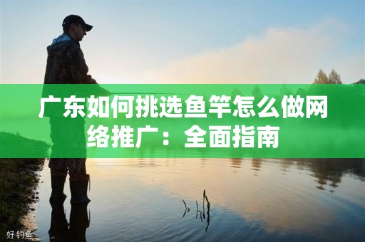 广东如何挑选鱼竿怎么做网络推广：全面指南
