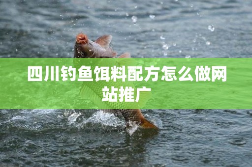 四川钓鱼饵料配方怎么做网站推广