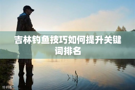 吉林钓鱼技巧如何提升关键词排名