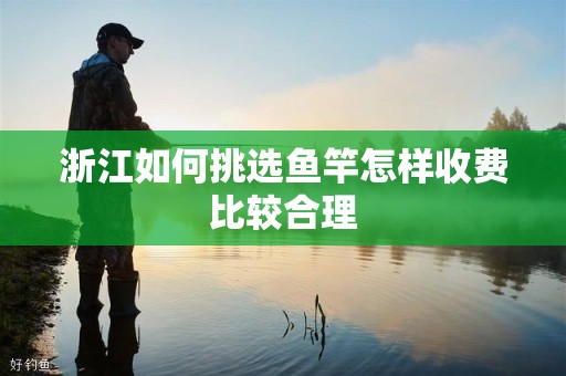 浙江如何挑选鱼竿怎样收费比较合理