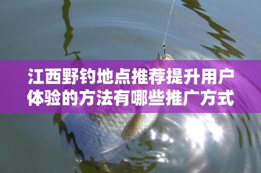 江西野钓地点推荐提升用户体验的方法有哪些推广方式有哪些