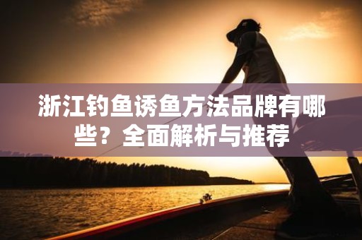 浙江钓鱼诱鱼方法品牌有哪些？全面解析与推荐