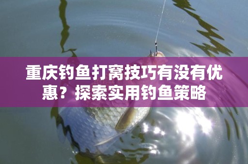 重庆钓鱼打窝技巧有没有优惠？探索实用钓鱼策略