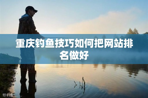 重庆钓鱼技巧如何把网站排名做好