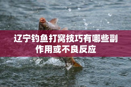 辽宁钓鱼打窝技巧有哪些副作用或不良反应