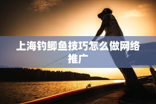 上海钓鲫鱼技巧怎么做网络推广
