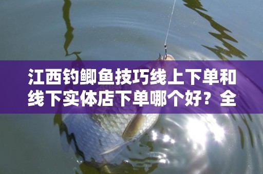 江西钓鲫鱼技巧线上下单和线下实体店下单哪个好？全面解析与购鱼技巧