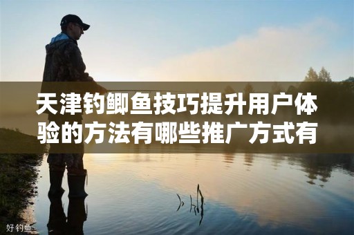 天津钓鲫鱼技巧提升用户体验的方法有哪些推广方式有哪些