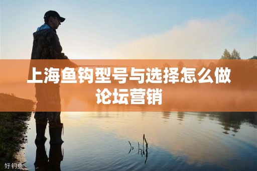 上海鱼钩型号与选择怎么做论坛营销
