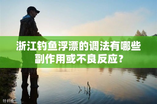 浙江钓鱼浮漂的调法有哪些副作用或不良反应？