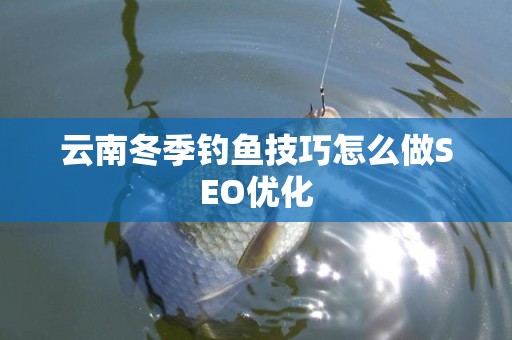云南冬季钓鱼技巧怎么做SEO优化