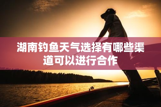 湖南钓鱼天气选择有哪些渠道可以进行合作