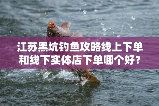 江苏黑坑钓鱼攻略线上下单和线下实体店下单哪个好？
