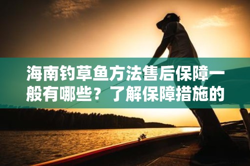 海南钓草鱼方法售后保障一般有哪些？了解保障措施的重要性