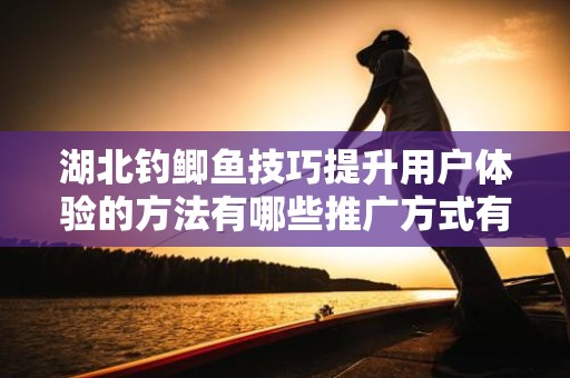 湖北钓鲫鱼技巧提升用户体验的方法有哪些推广方式有哪些
