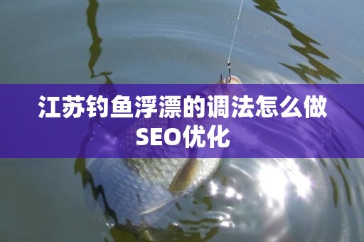 江苏钓鱼浮漂的调法怎么做SEO优化