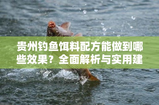 贵州钓鱼饵料配方能做到哪些效果？全面解析与实用建议