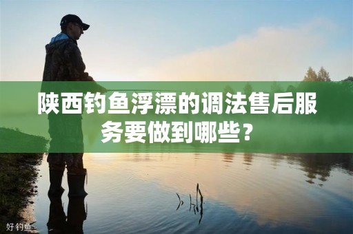 陕西钓鱼浮漂的调法售后服务要做到哪些？