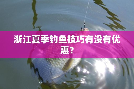 浙江夏季钓鱼技巧有没有优惠？