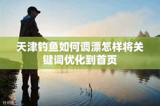 天津钓鱼如何调漂怎样将关键词优化到首页