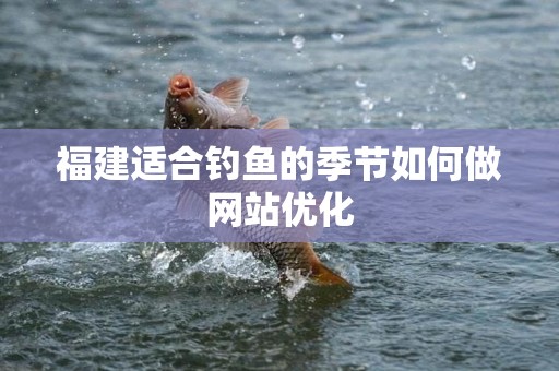 福建适合钓鱼的季节如何做网站优化