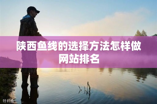 陕西鱼线的选择方法怎样做网站排名