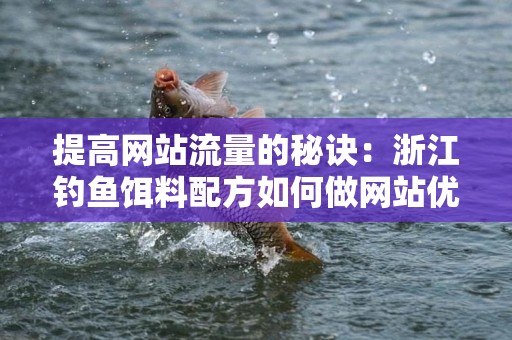 提高网站流量的秘诀：浙江钓鱼饵料配方如何做网站优化