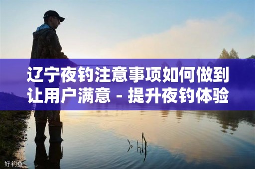 辽宁夜钓注意事项如何做到让用户满意 - 提升夜钓体验的秘诀