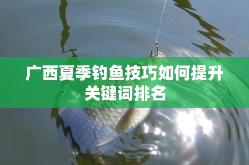 广西夏季钓鱼技巧如何提升关键词排名