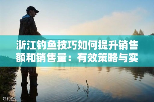 浙江钓鱼技巧如何提升销售额和销售量：有效策略与实践