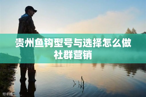 贵州鱼钩型号与选择怎么做社群营销