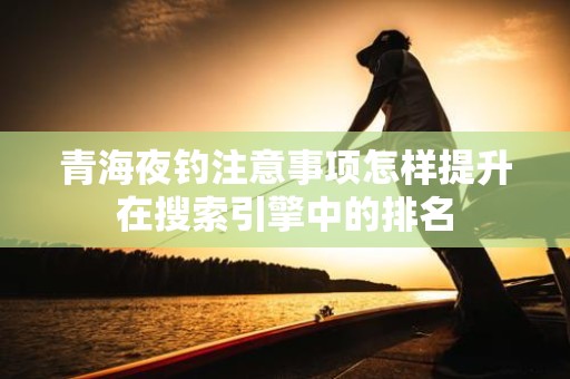 青海夜钓注意事项怎样提升在搜索引擎中的排名