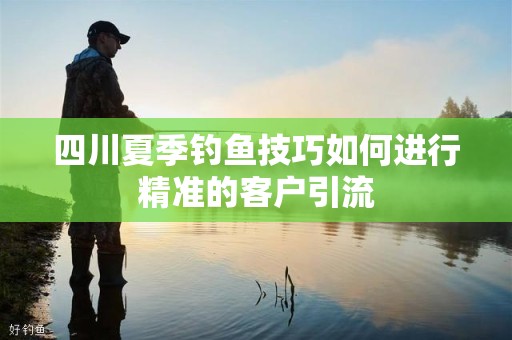 四川夏季钓鱼技巧如何进行精准的客户引流
