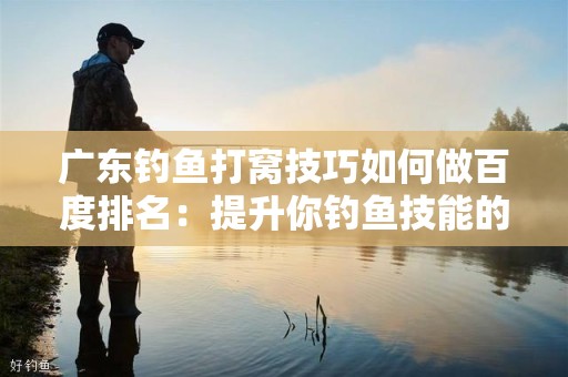 广东钓鱼打窝技巧如何做百度排名：提升你钓鱼技能的完美指南