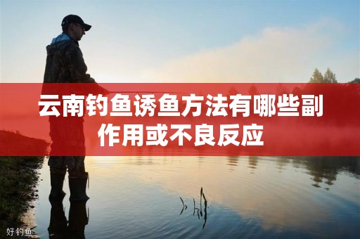 云南钓鱼诱鱼方法有哪些副作用或不良反应