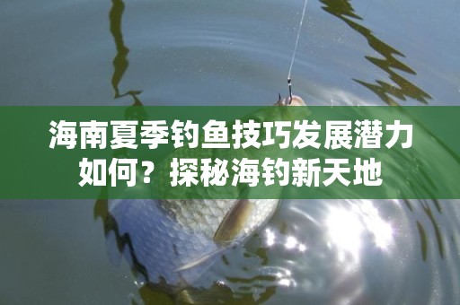 海南夏季钓鱼技巧发展潜力如何？探秘海钓新天地