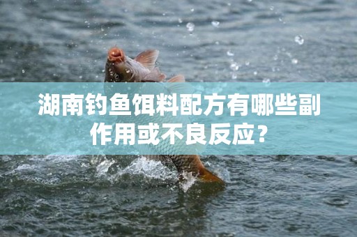湖南钓鱼饵料配方有哪些副作用或不良反应？