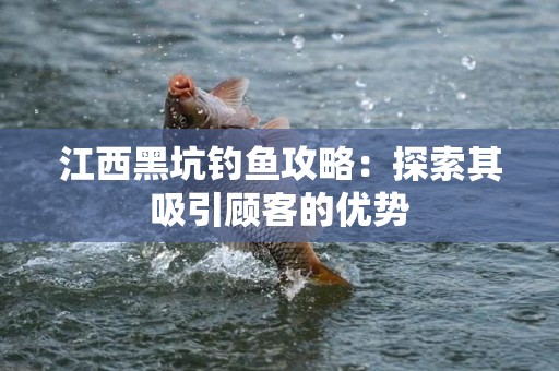 江西黑坑钓鱼攻略：探索其吸引顾客的优势