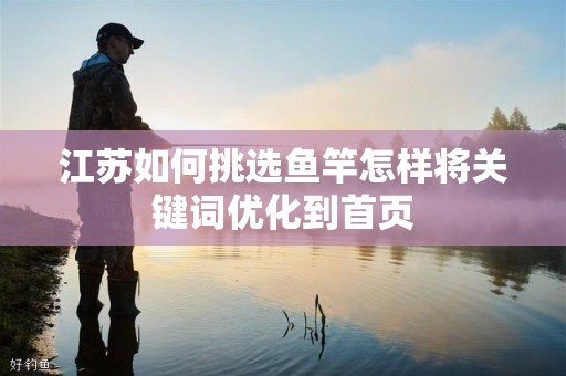 江苏如何挑选鱼竿怎样将关键词优化到首页