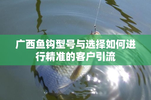 广西鱼钩型号与选择如何进行精准的客户引流