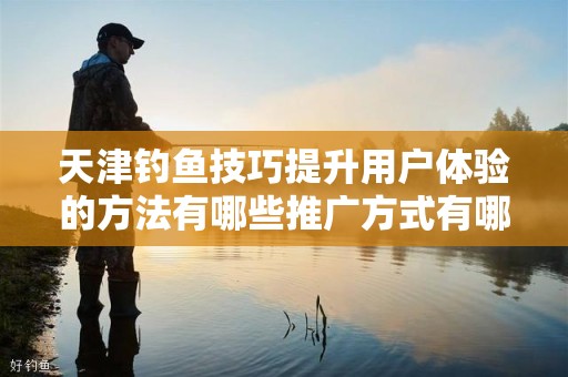 天津钓鱼技巧提升用户体验的方法有哪些推广方式有哪些
