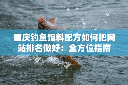 重庆钓鱼饵料配方如何把网站排名做好：全方位指南