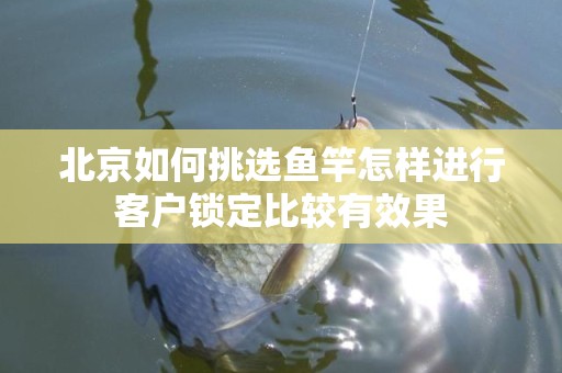 北京如何挑选鱼竿怎样进行客户锁定比较有效果